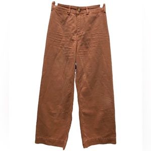 WE THE FREE Patti Wide Leg High Waisted Pants Salmon Sz 25